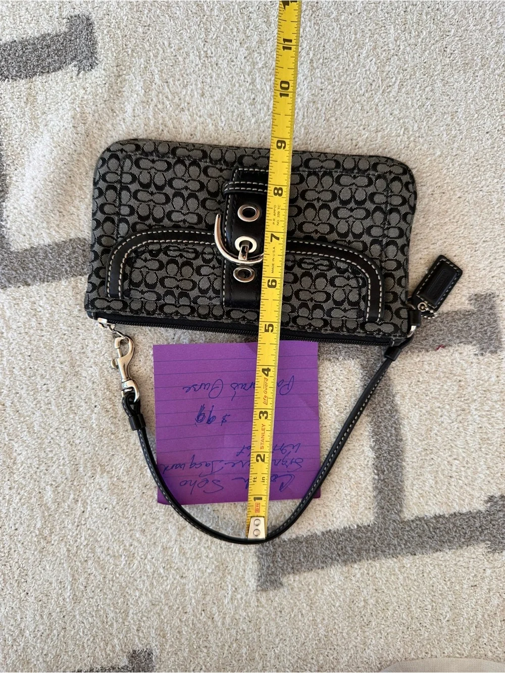 Coach SoHo wristlet